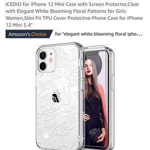 NWOT floral iPhone 12 mini case